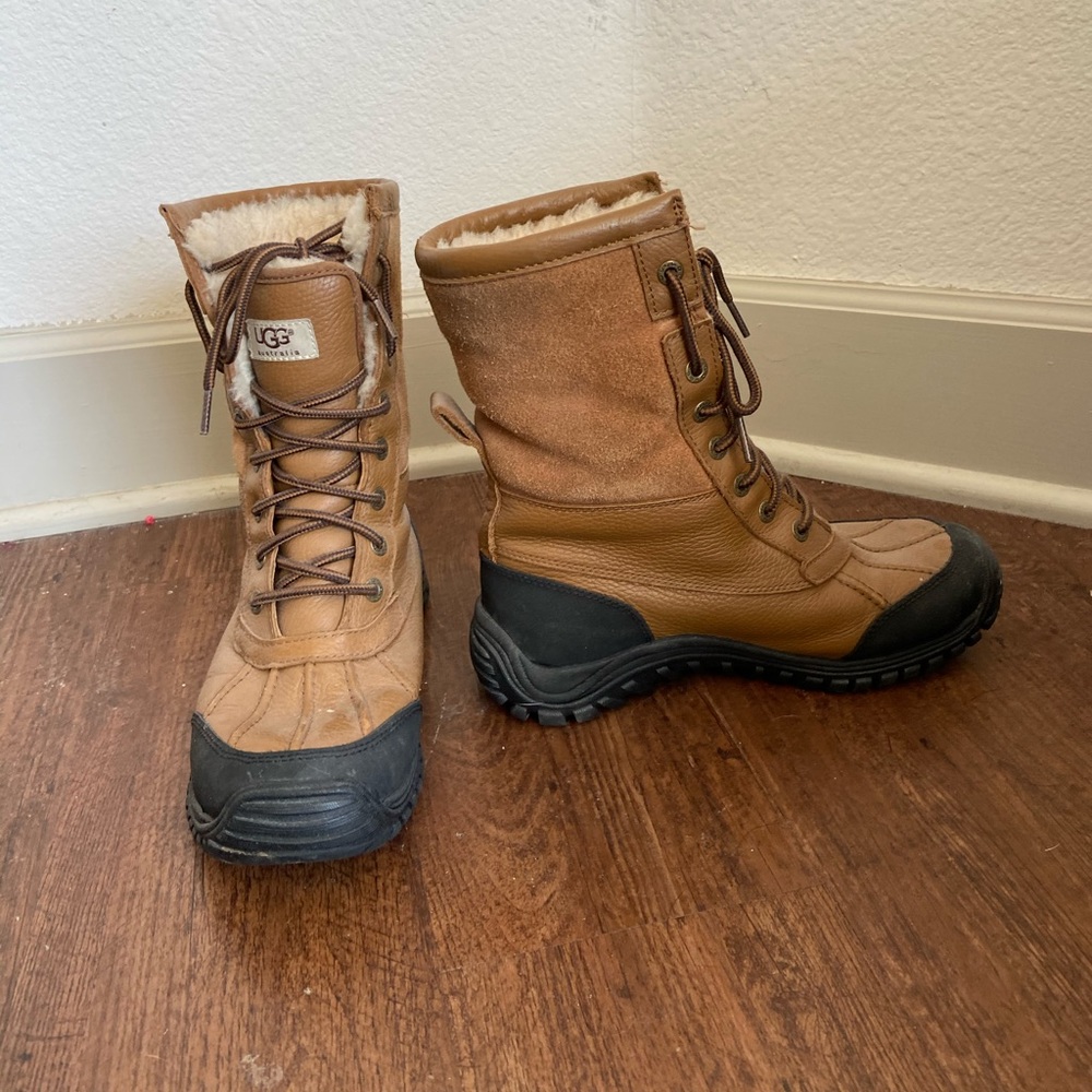 UGG fur lined snow boots